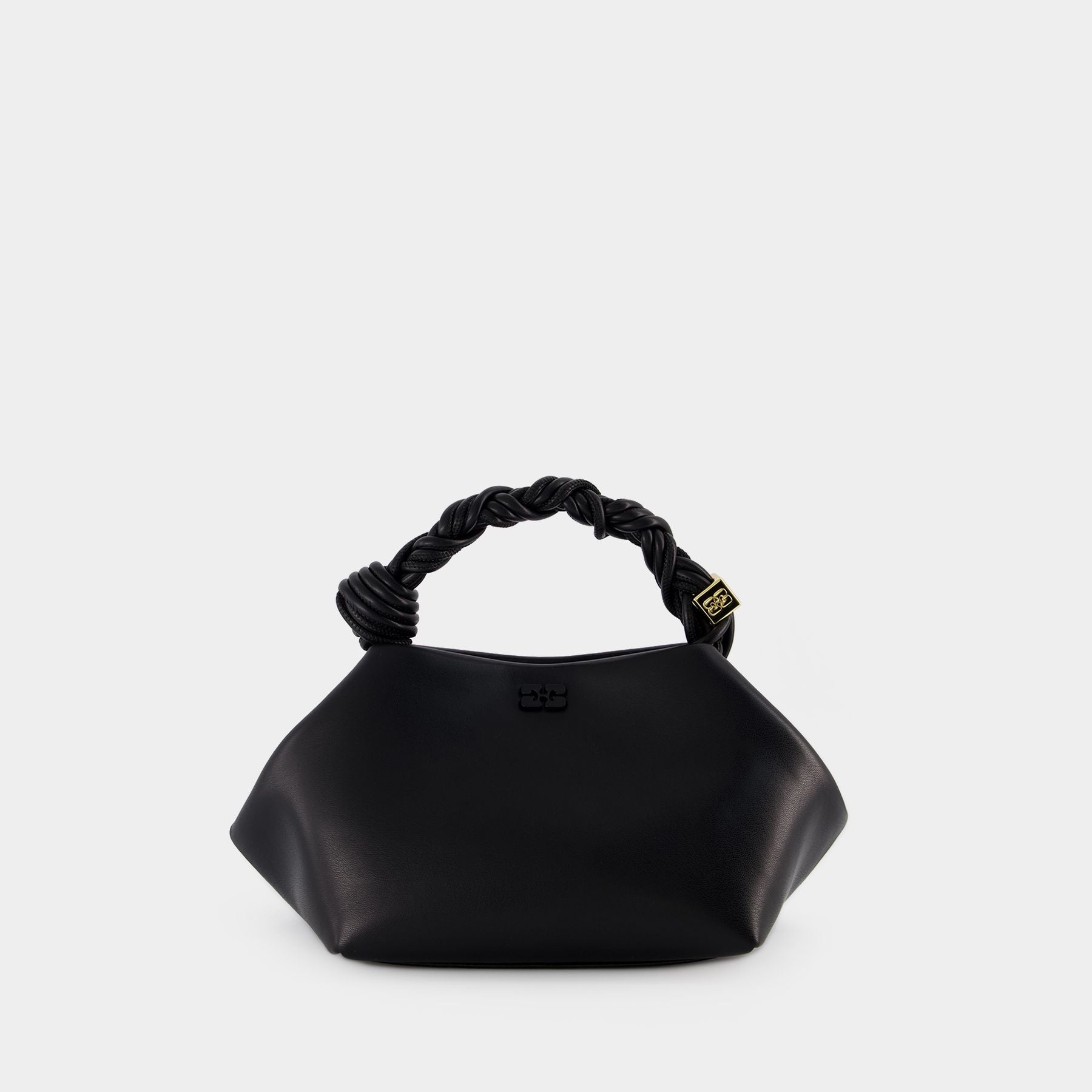 Sac à bandoulière Bou - Ganni - Cuir - Noir