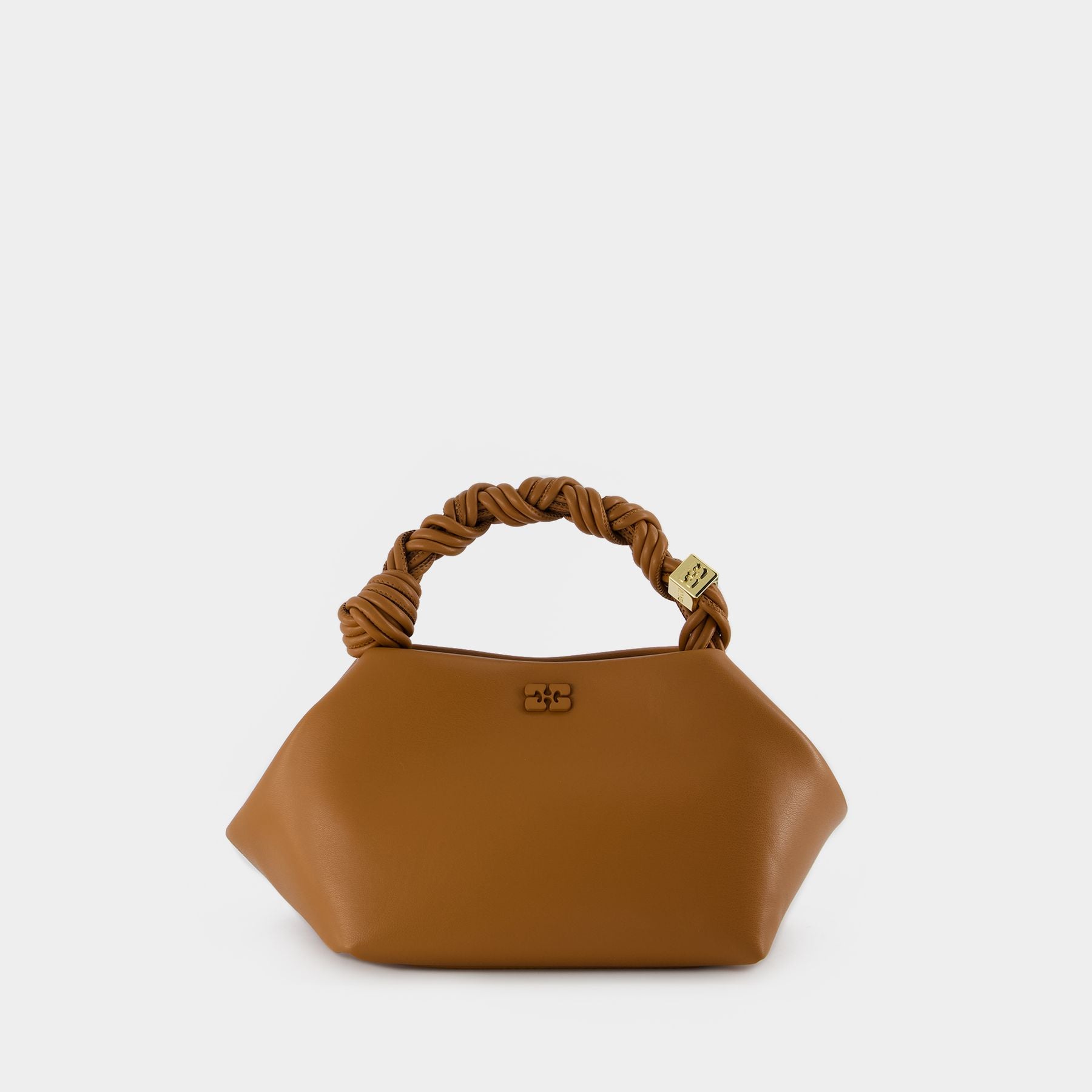 Sac à bandoulière Bou - Ganni - Cuir - Marron