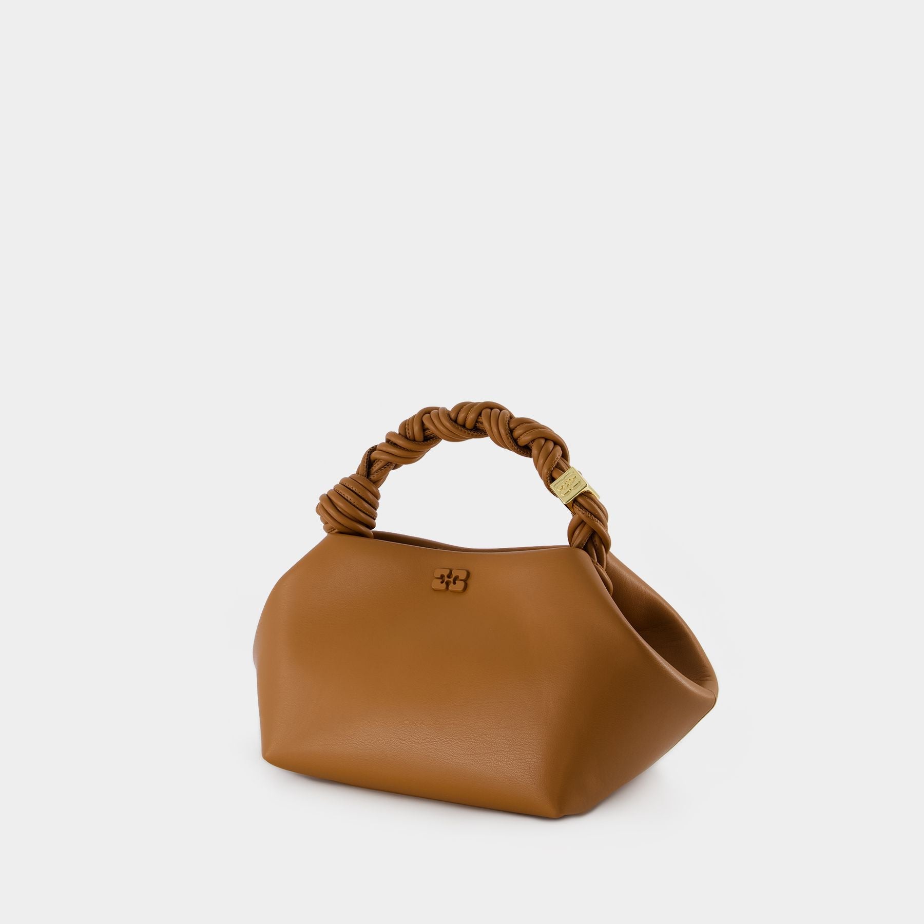 Sac à bandoulière Bou - Ganni - Cuir - Marron