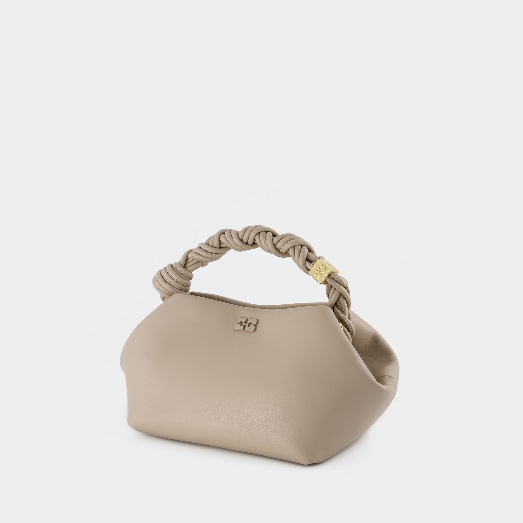 Sac à bandoulière Bou - Ganni - Cuir - Beige