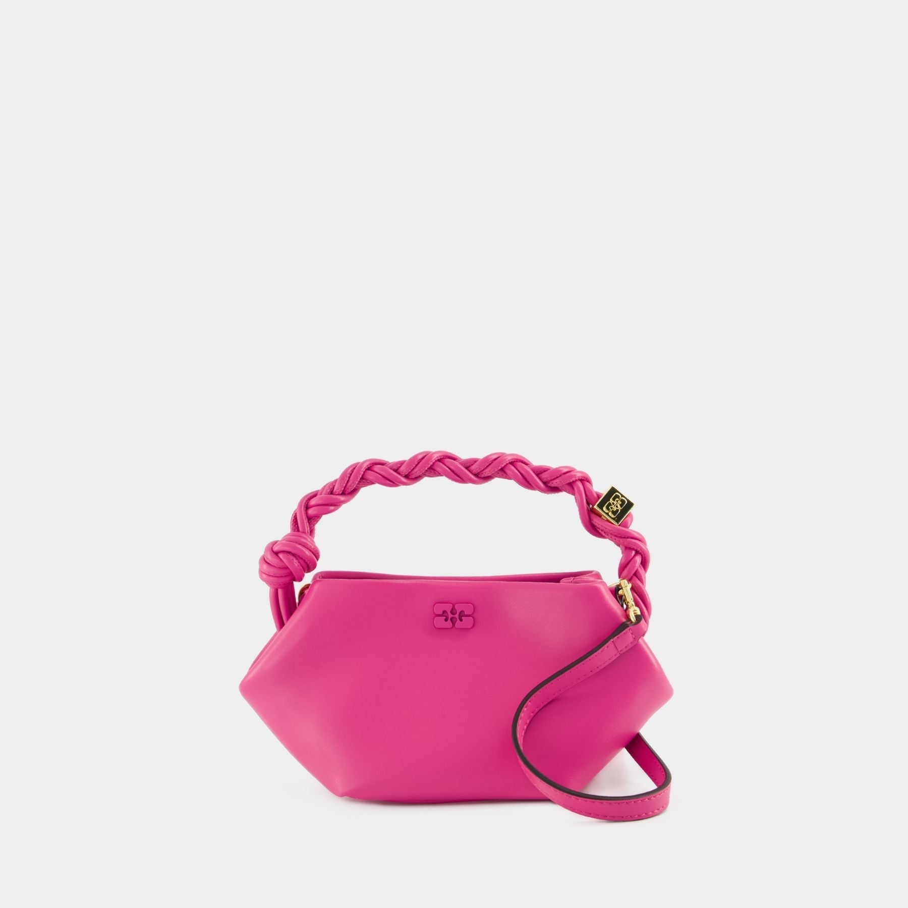 Sac À Bandoulière Ganni Bou Mini - Ganni - Cuir - Rose