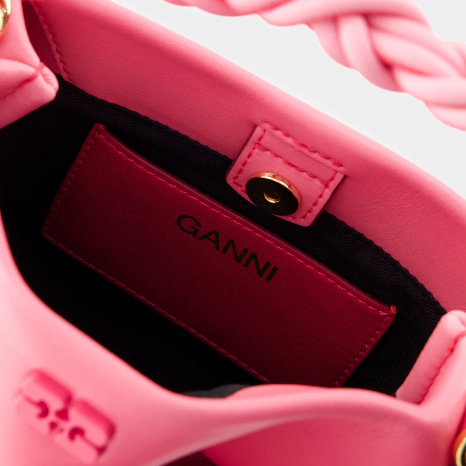 Sac À Main Ganni Bou Gradient Mini - Ganni - Cuir Synthétique - Rose