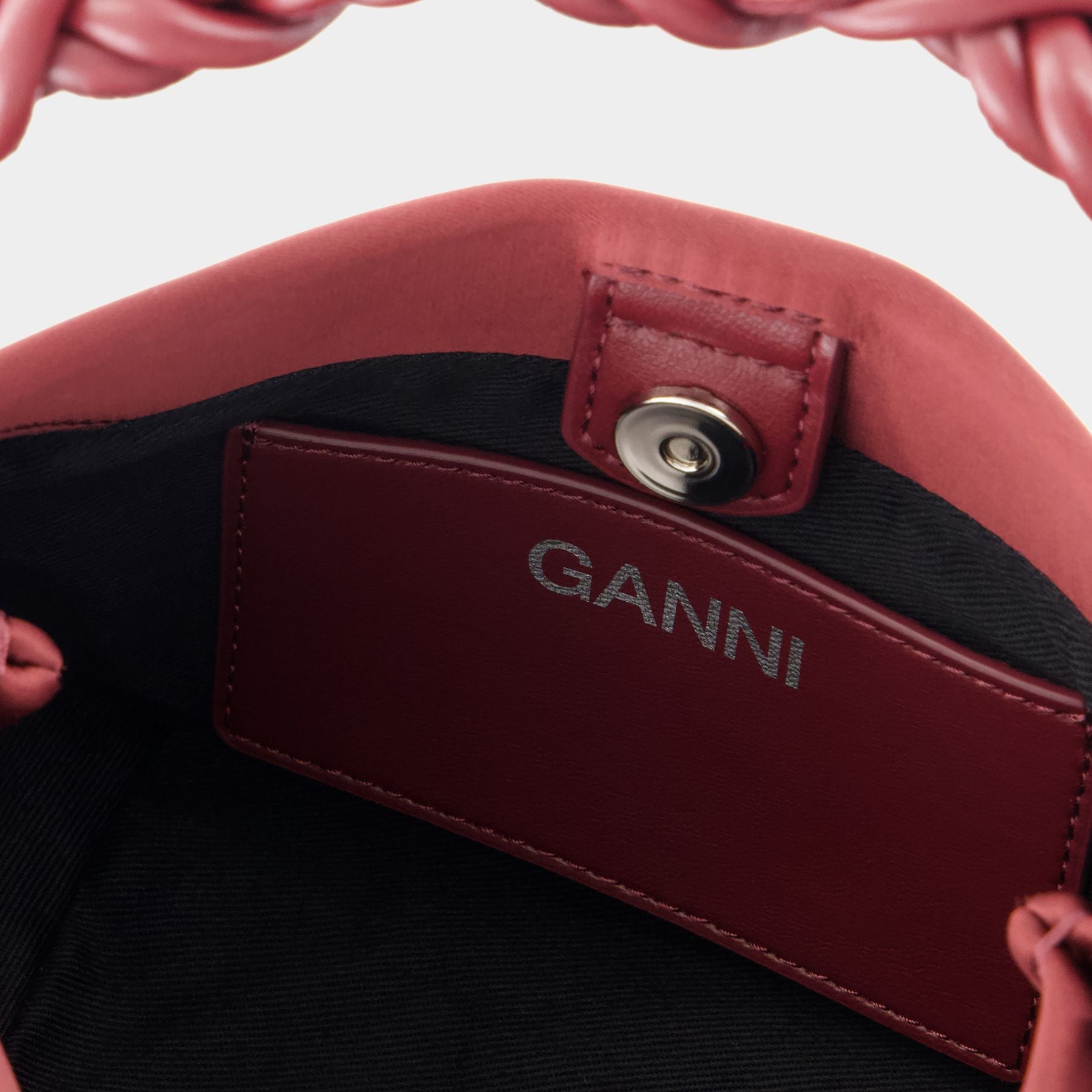 Sac À Bandoulière Ganni Bou Mini Soir - Ganni - Polyester - Rouge
