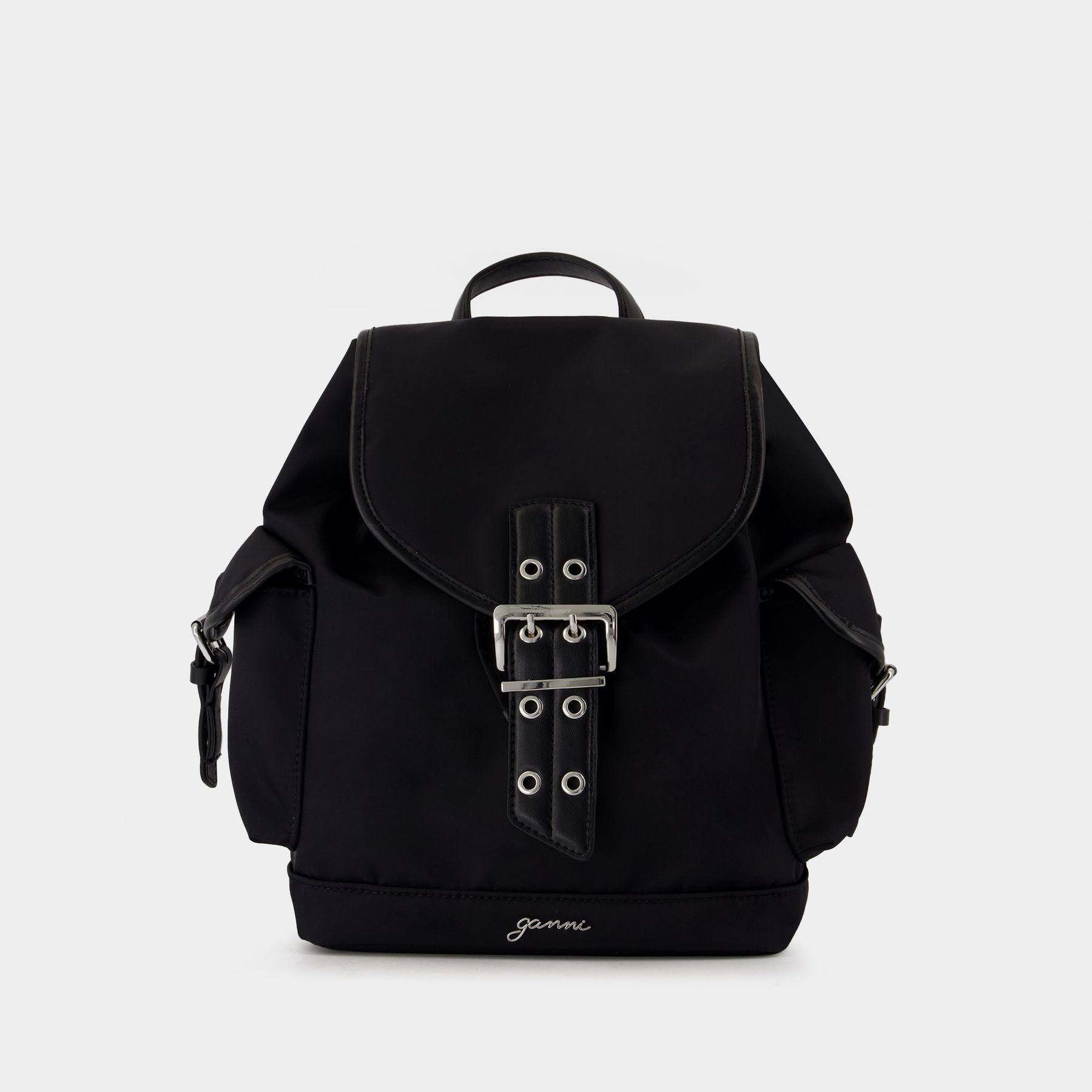 Sac À Dos Bucky Small - Ganni - Nylon - Noir