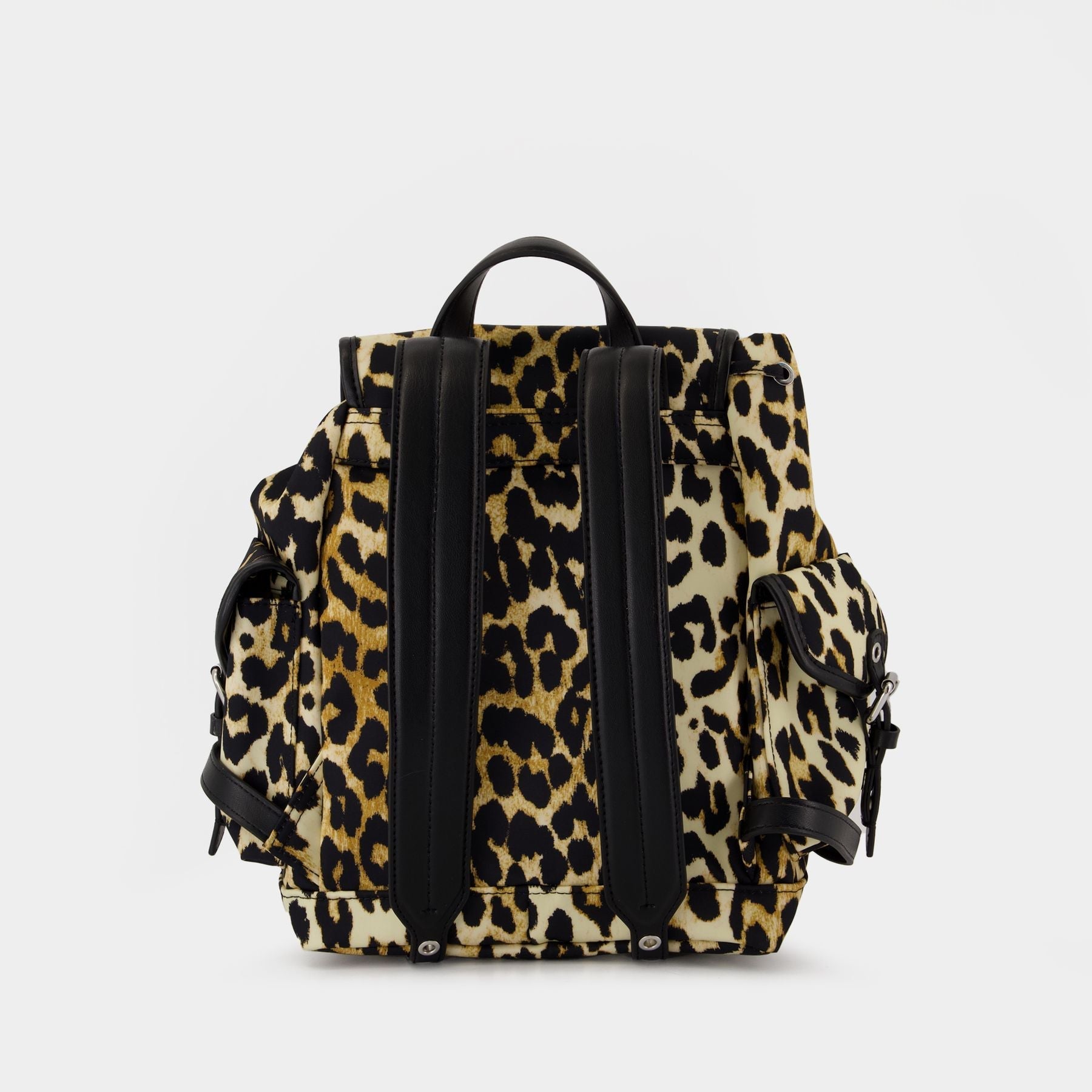 Sac À Dos Bucky Small - Ganni - Nylon - Léopard