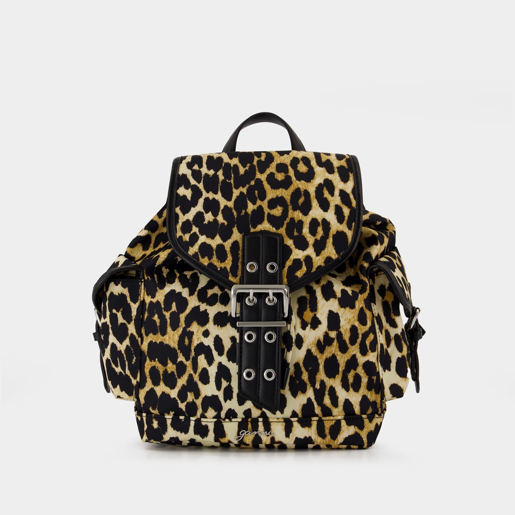 Sac À Dos Bucky Small - Ganni - Nylon - Léopard