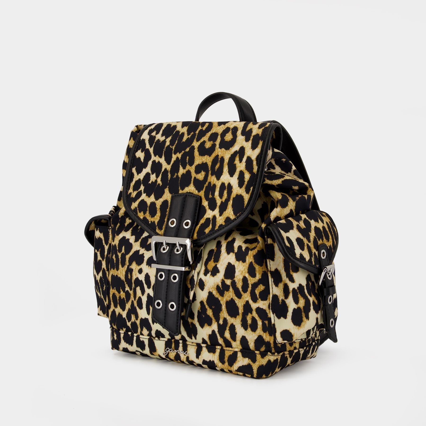 Sac À Dos Bucky Small - Ganni - Nylon - Léopard
