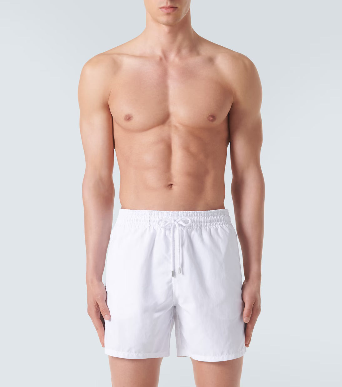 vilebrequin - maillot de bain uni blanc
