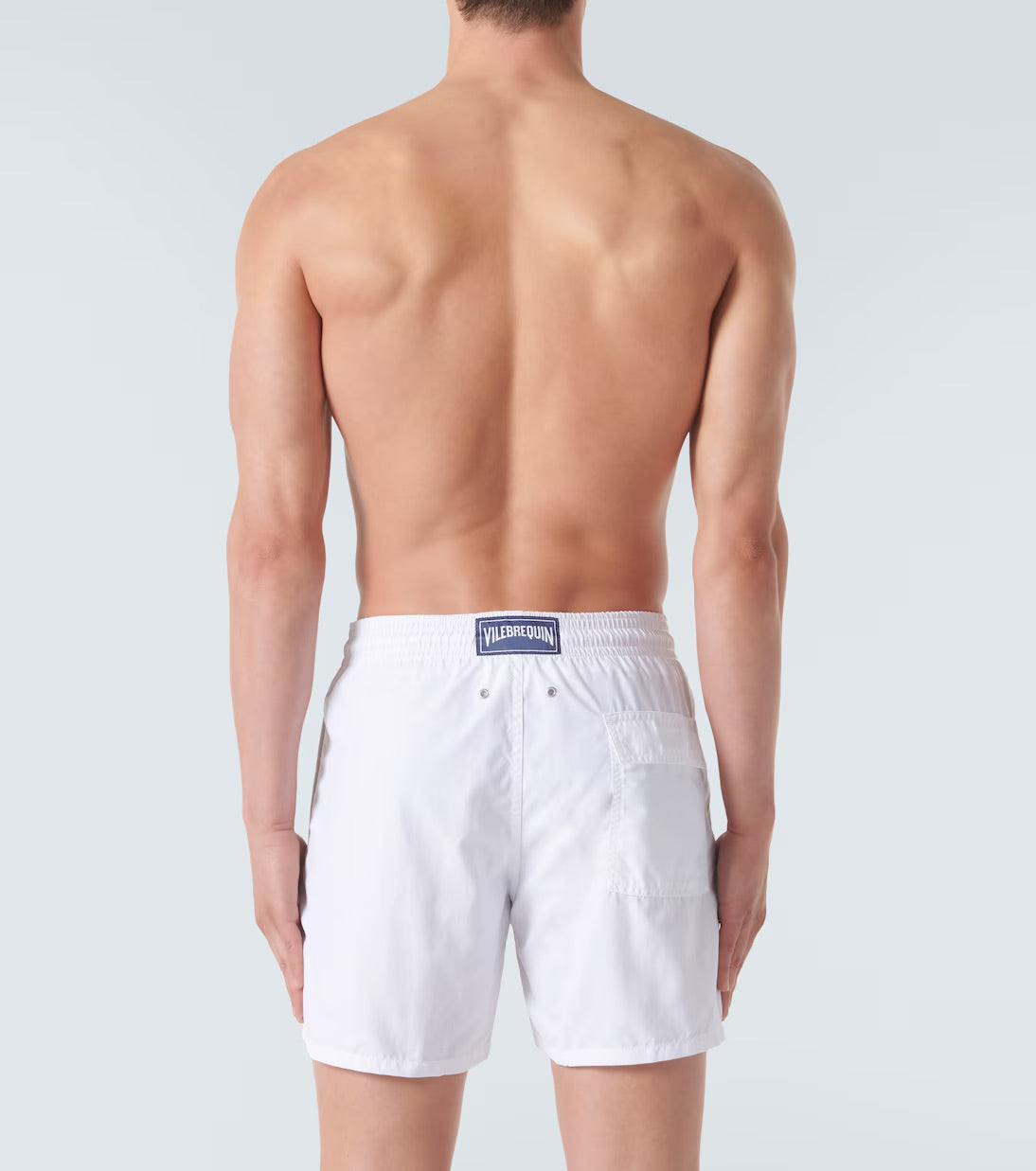vilebrequin - maillot de bain uni blanc
