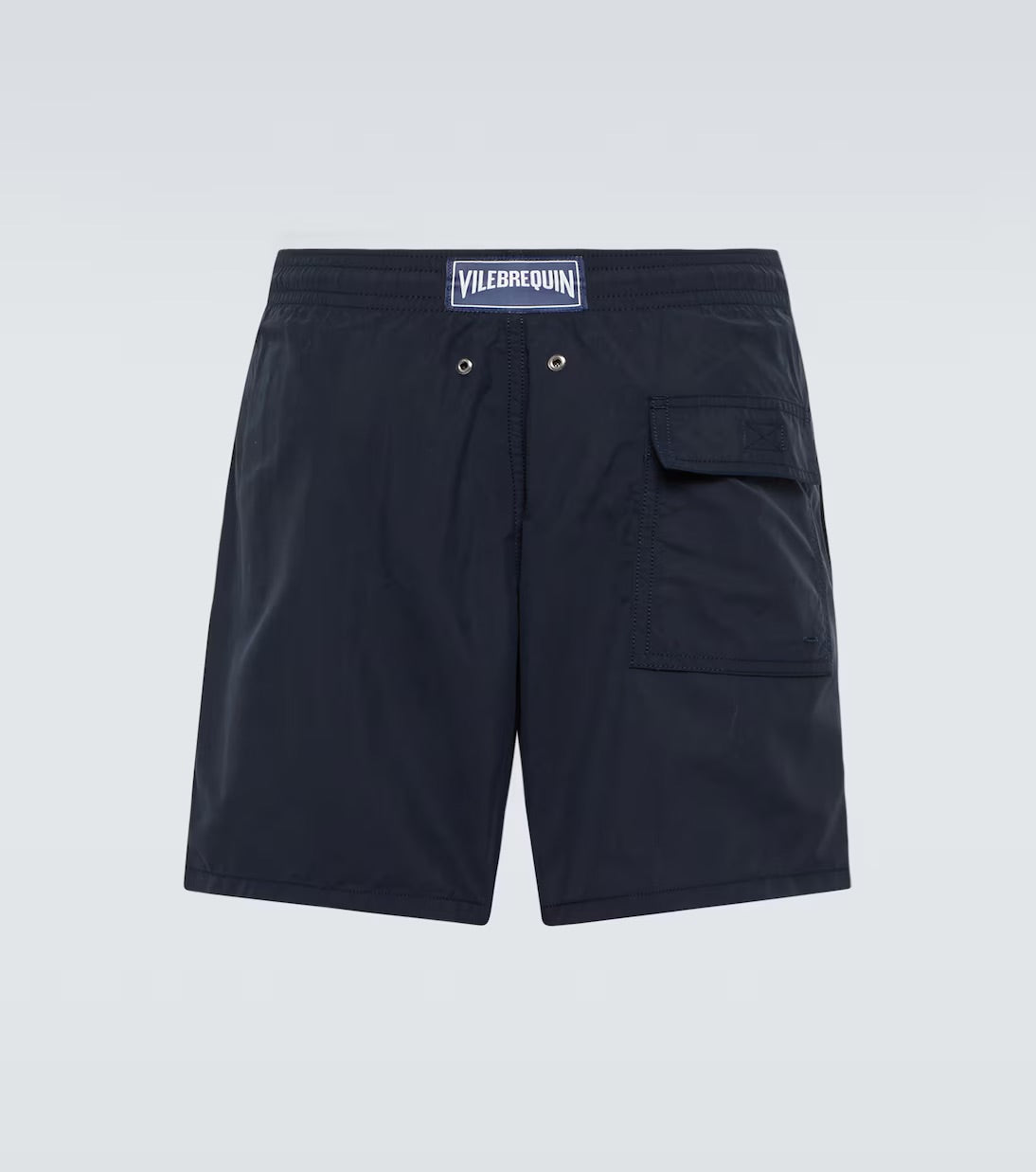 vilebrequin - maillot de bain uni bleu marine