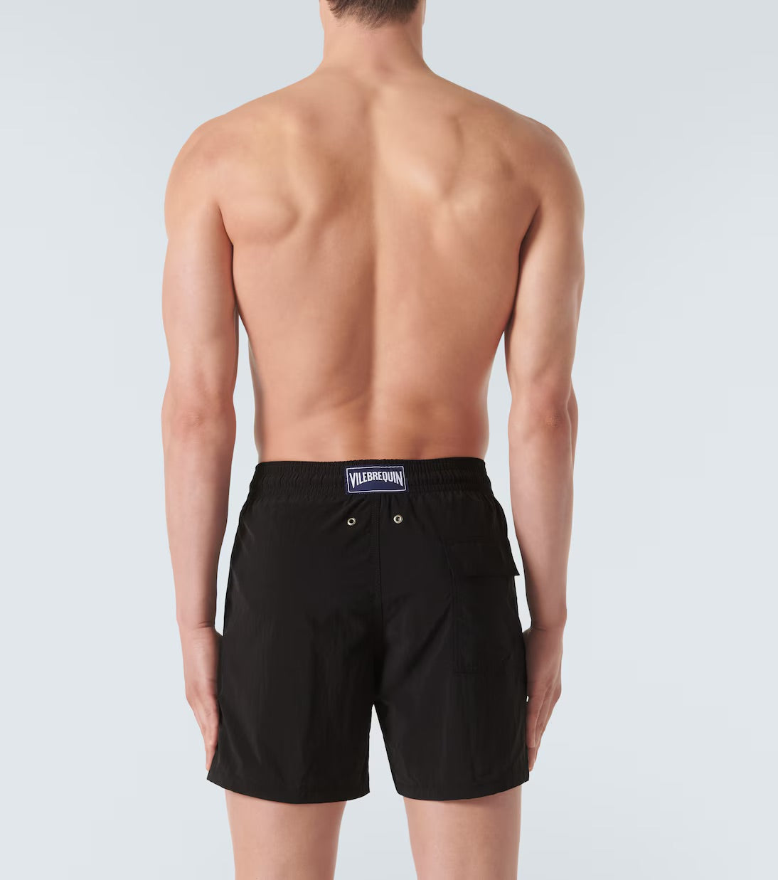 vilebrequin - maillot de bain uni noir