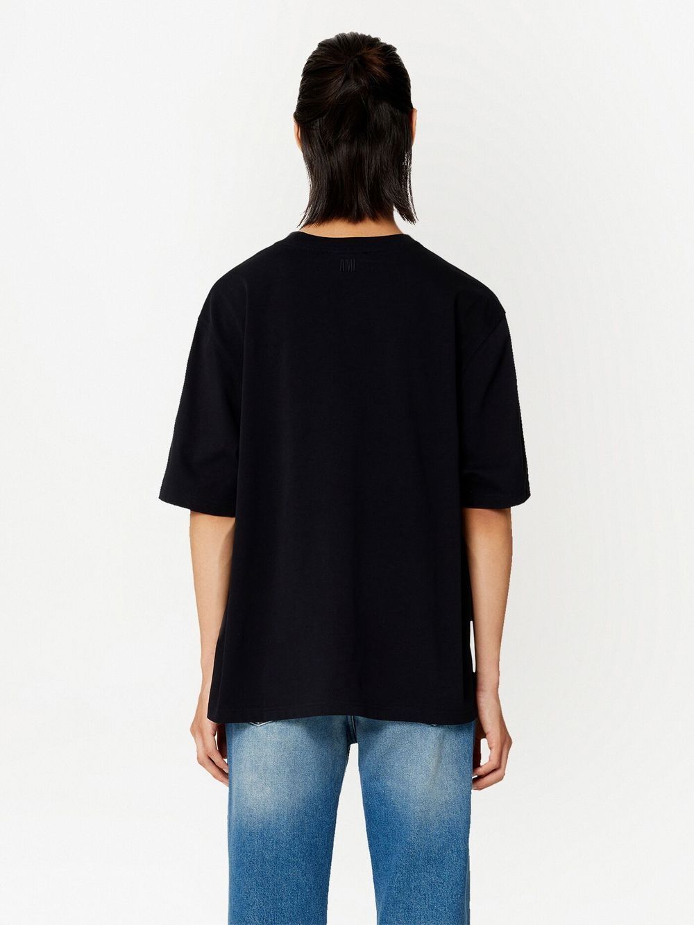 AMI Paris  - T-Shirt Black Ami De Coeur