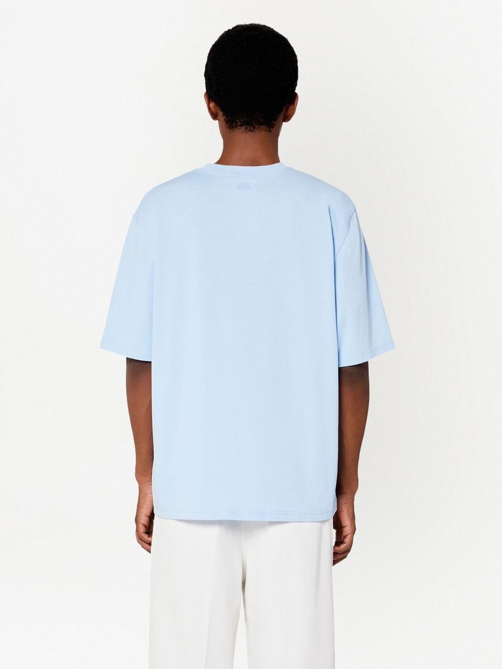 AMI Paris  - T-Shirt Bleu Ami De Coeur