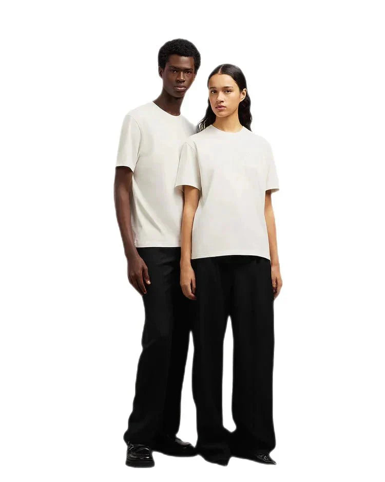 Ami Paris - T-shirt brodé écru