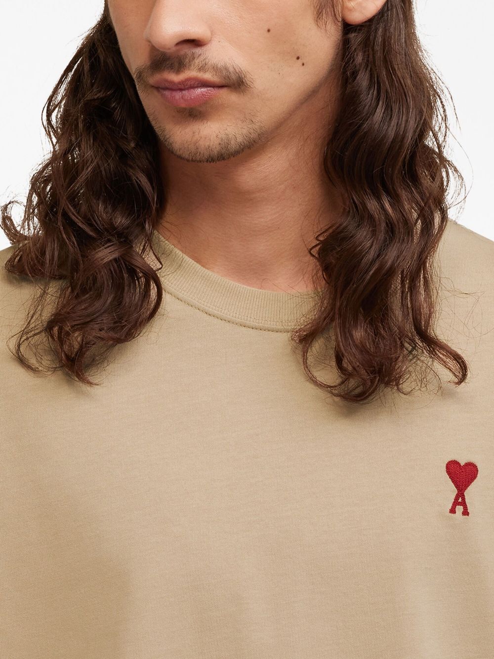 AMI Paris  - T-Shirt Champagne Ami De Coeur