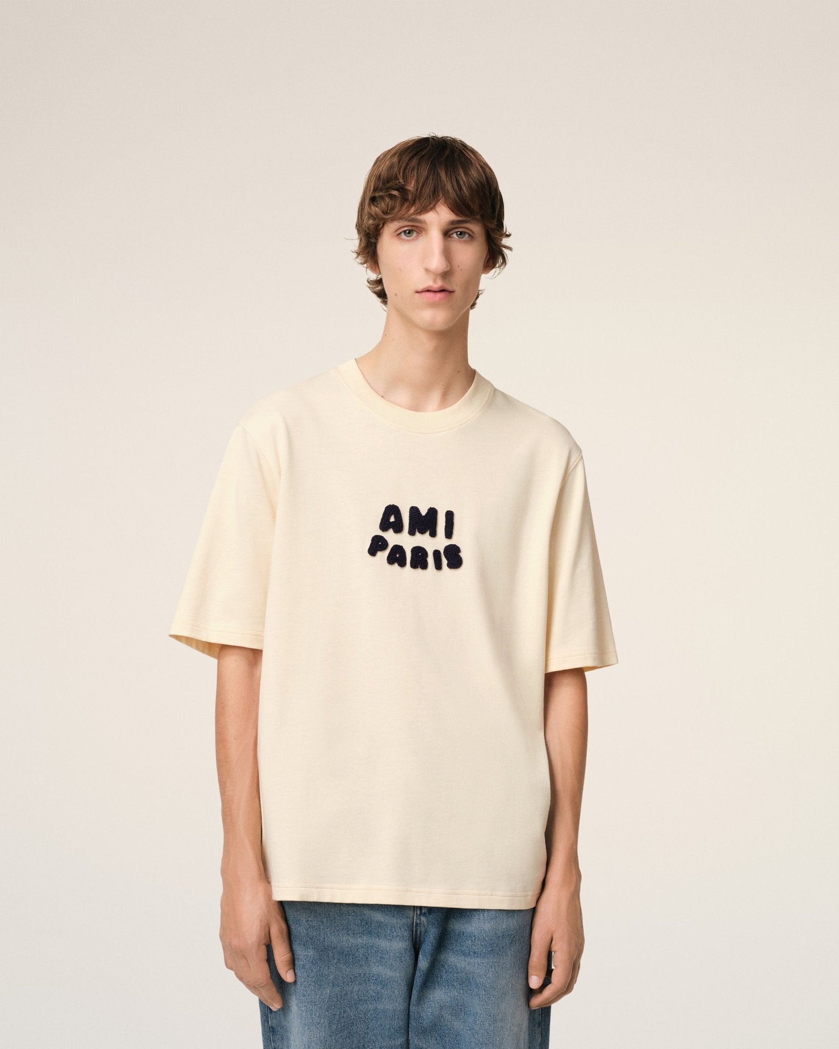 AMI - T-SHIRT BEIGE