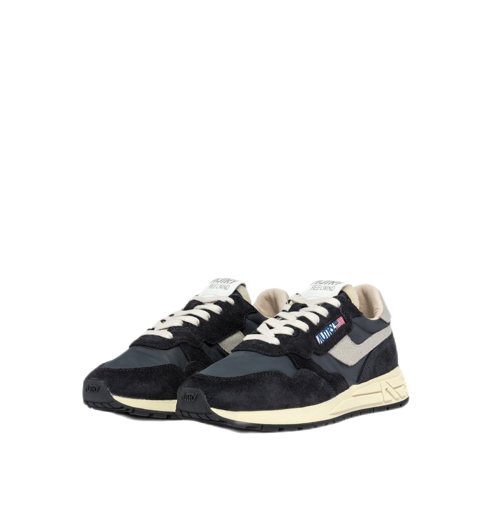 AUTRY - Basket basse Reelwind en nylon et daim noir