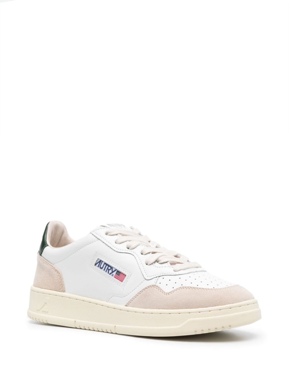 Autry - Baskets cuir Medalist vert