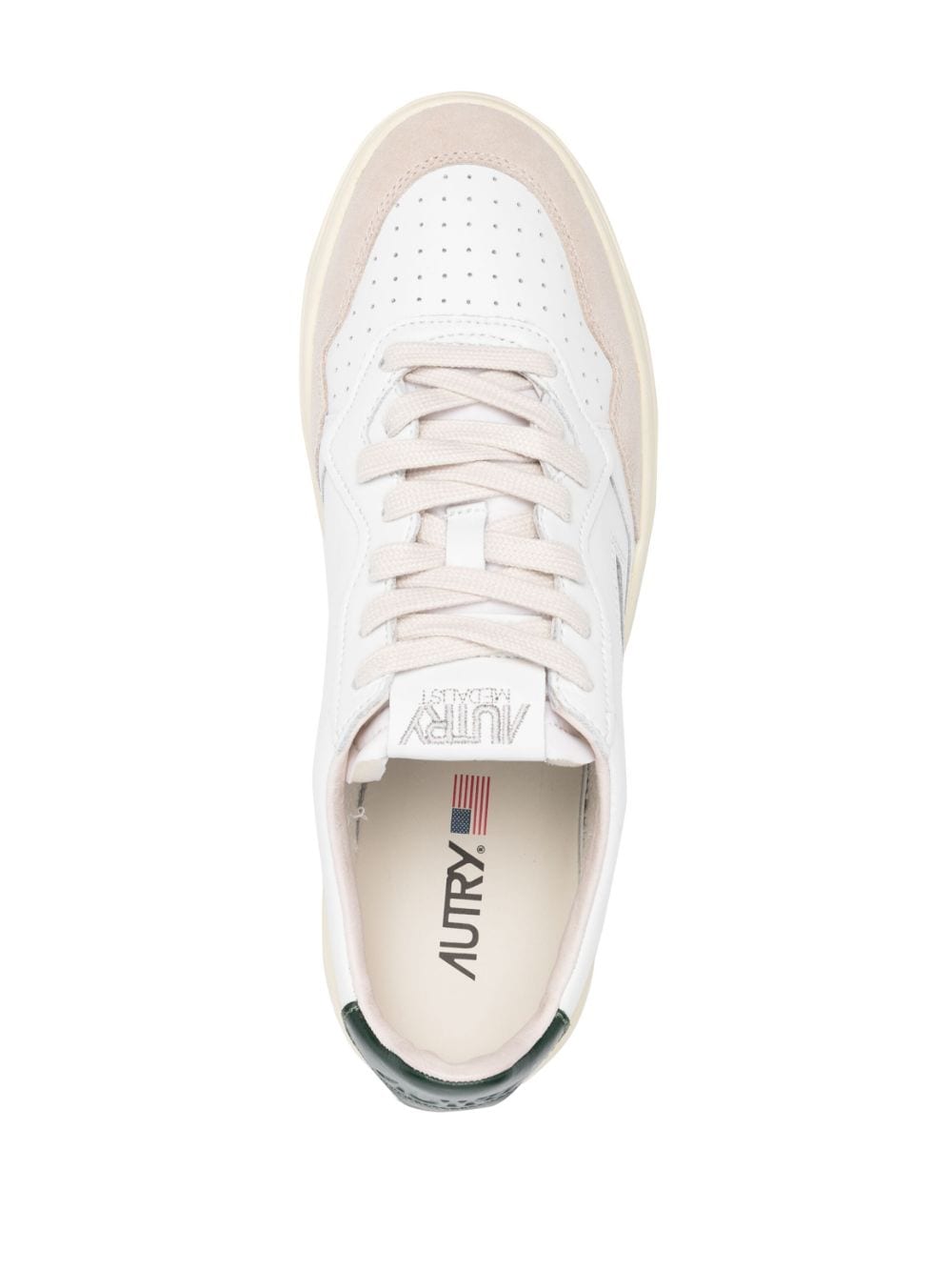 Autry - Baskets cuir Medalist vert
