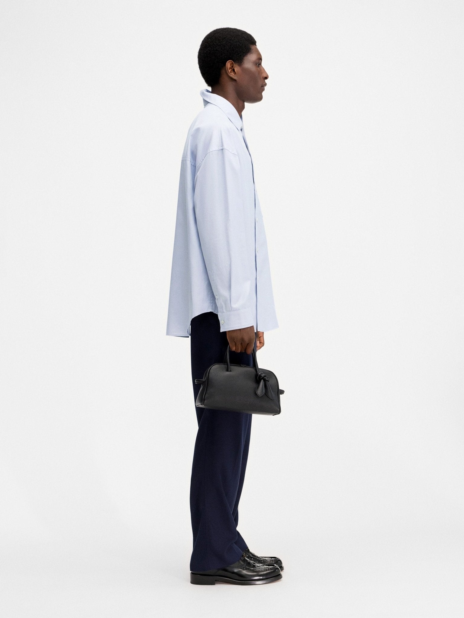 JACQUEMUS - La chemise Cuadro Light Grey