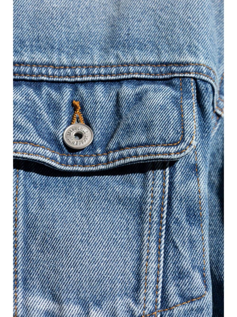 Jacquemus la veste en jean de Nîmes bleu