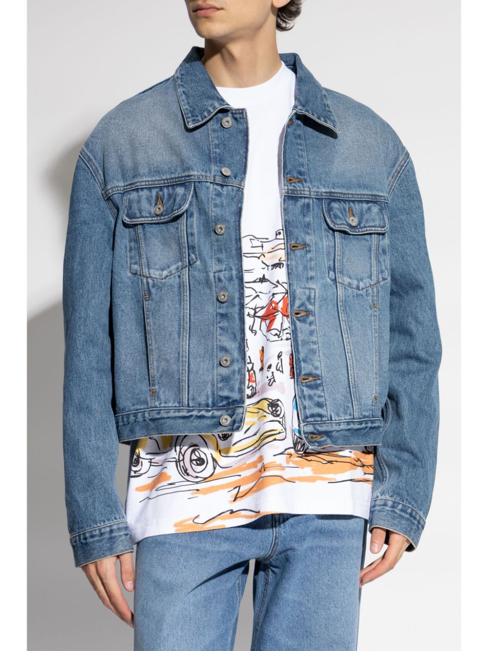 Jacquemus la veste en jean de Nîmes bleu