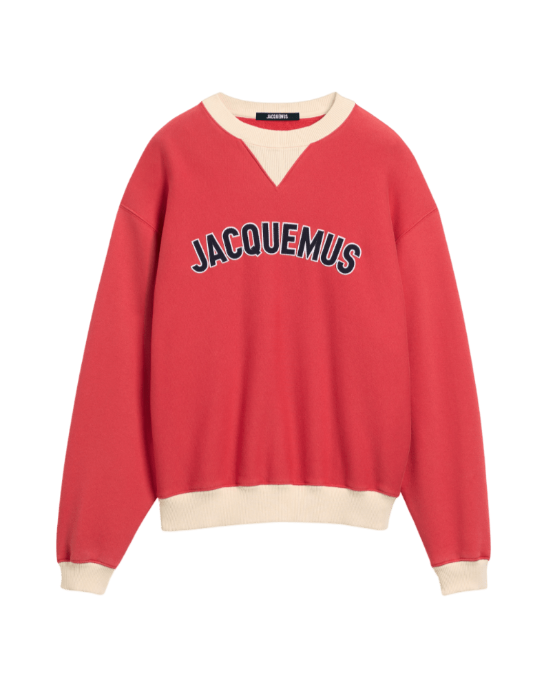 JACQUEMUS - Le sweatshirt Baseball Rouge