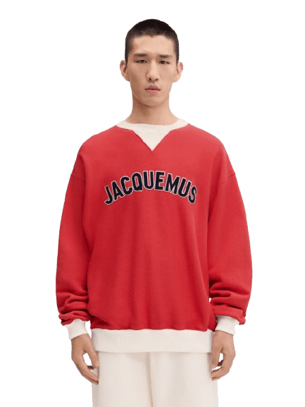 JACQUEMUS - Le sweatshirt Baseball Rouge