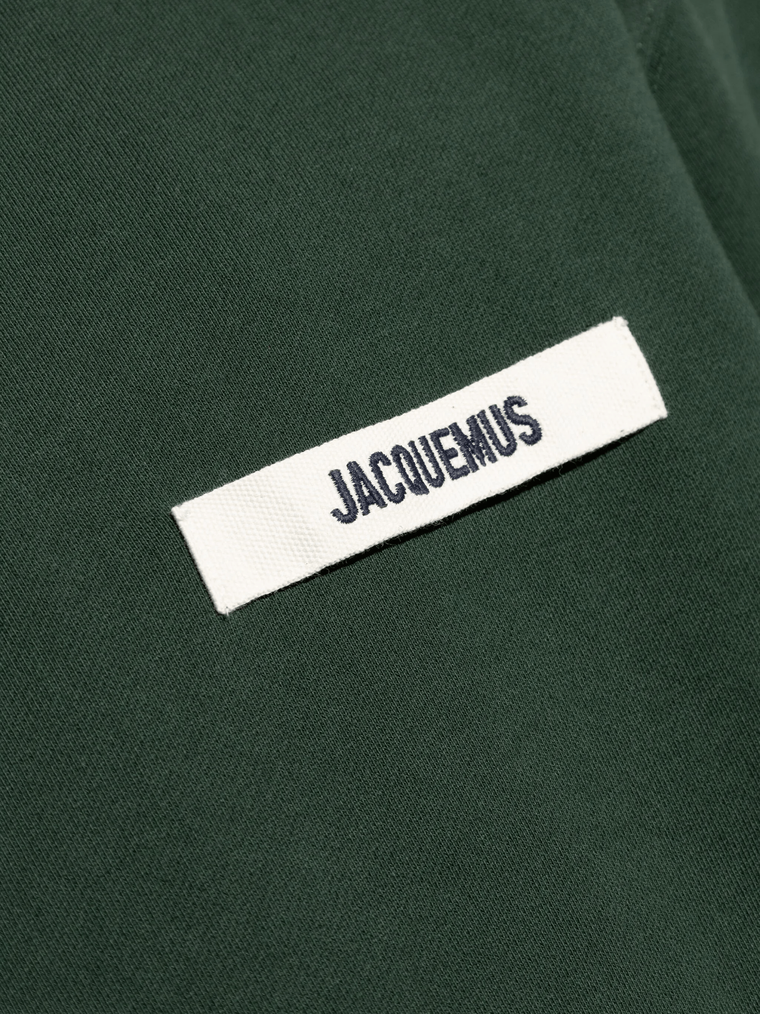 JACQUEMUS -  Le sweatshirt Gros Grain Dark green