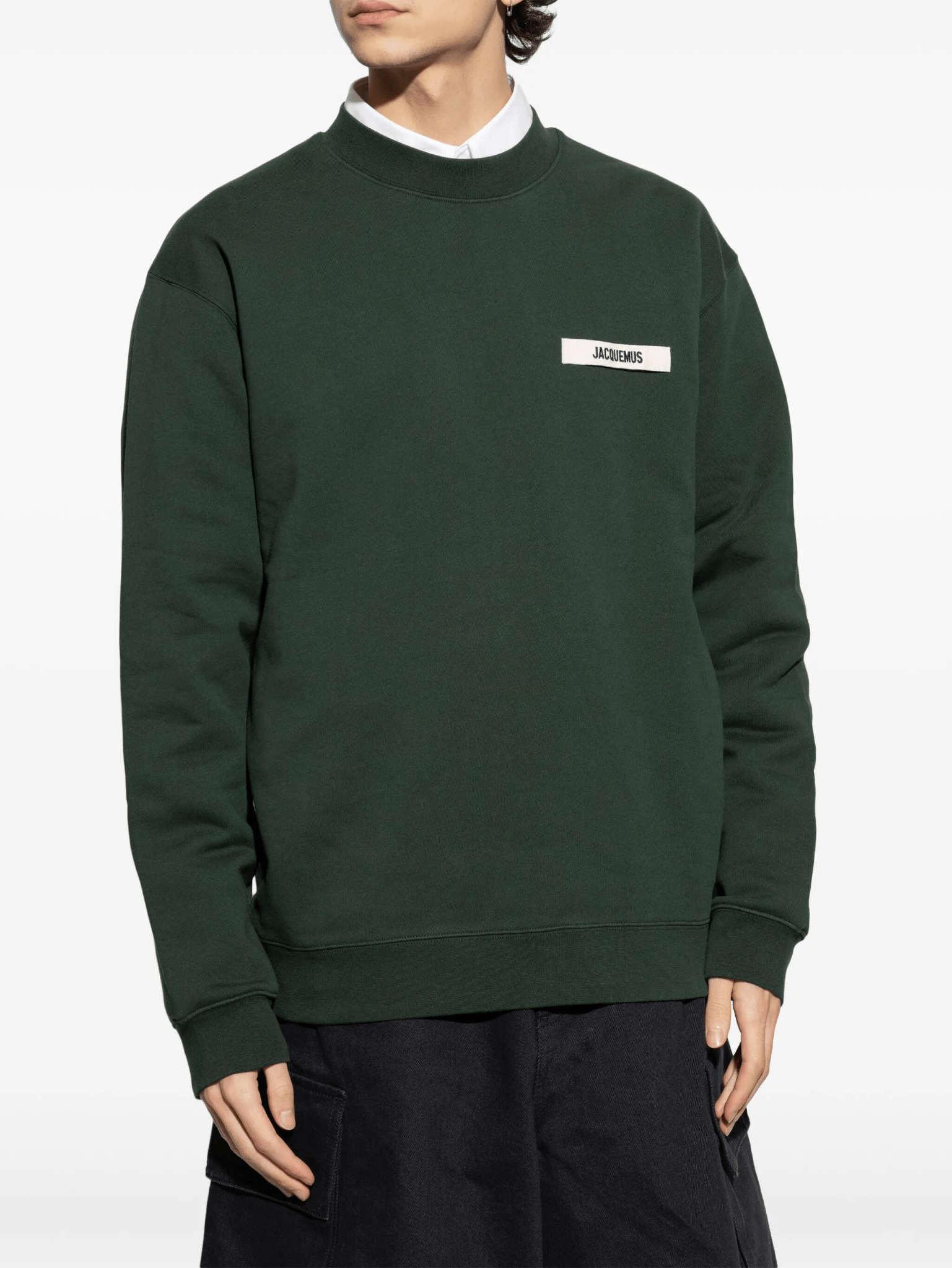 JACQUEMUS -  Le sweatshirt Gros Grain Dark green