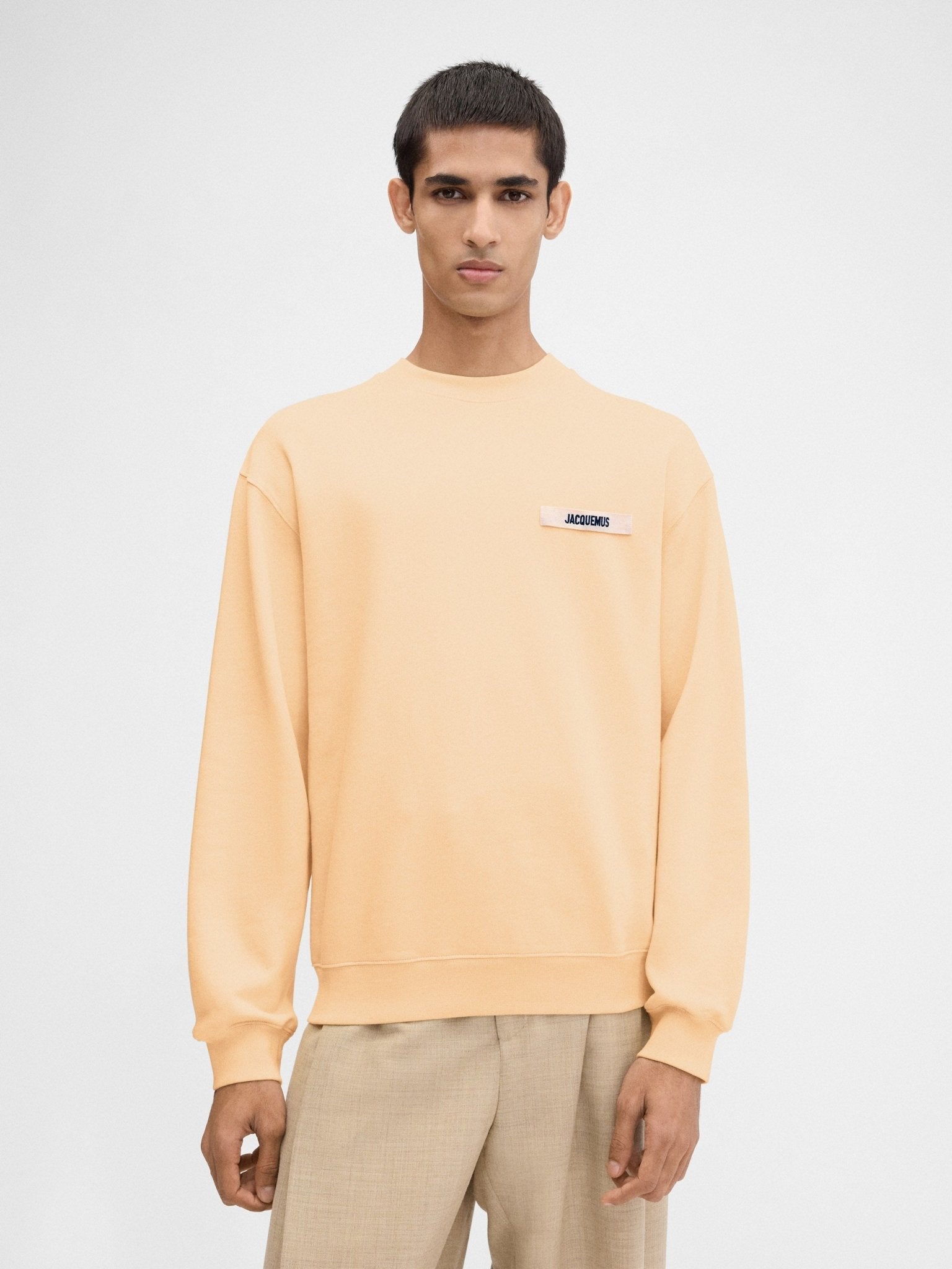 JACQUEMUS - Le sweatshirt Gros Grain Light Beige