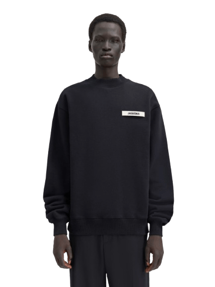 JACQUEMUS - Le sweatshirt Gros Grain Noir