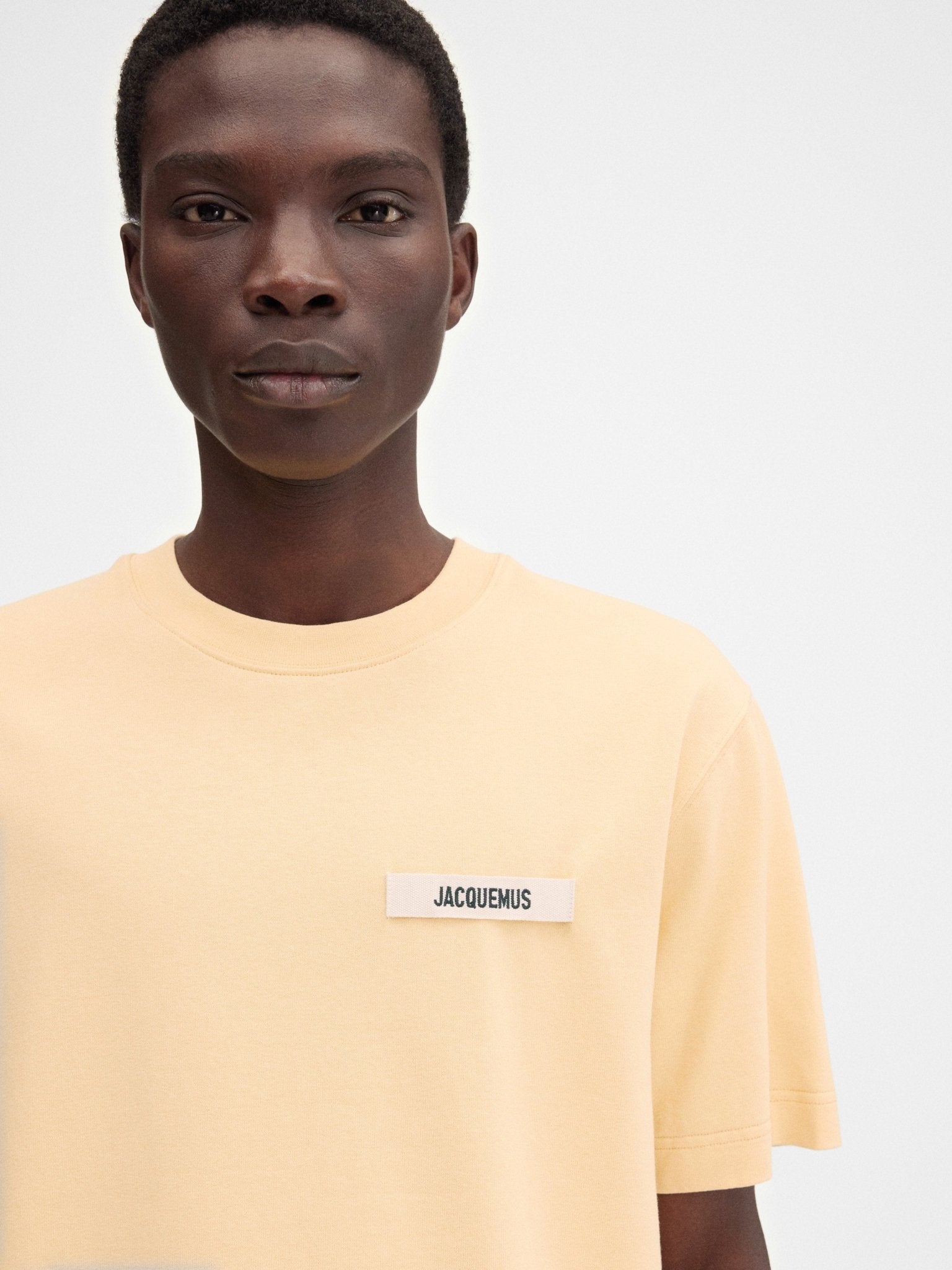 JACQUEMUS - Le t-shirt Gros Grain Light Beige