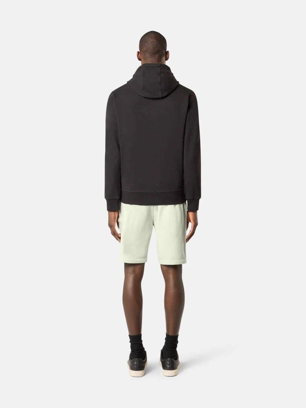 STONE ISLAND - Bermuda cargo à poches et à cordon de serrage à la taille Bleu ciel