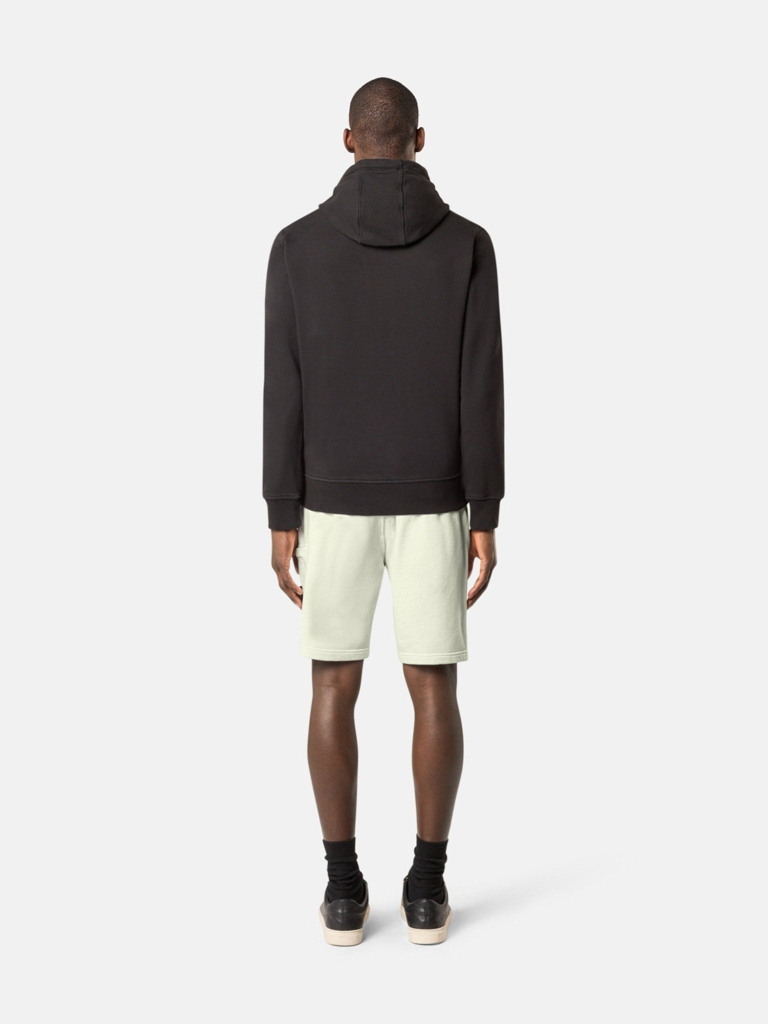 STONE ISLAND - Bermuda cargo à poches et à cordon de serrage à la taille Bleu ciel