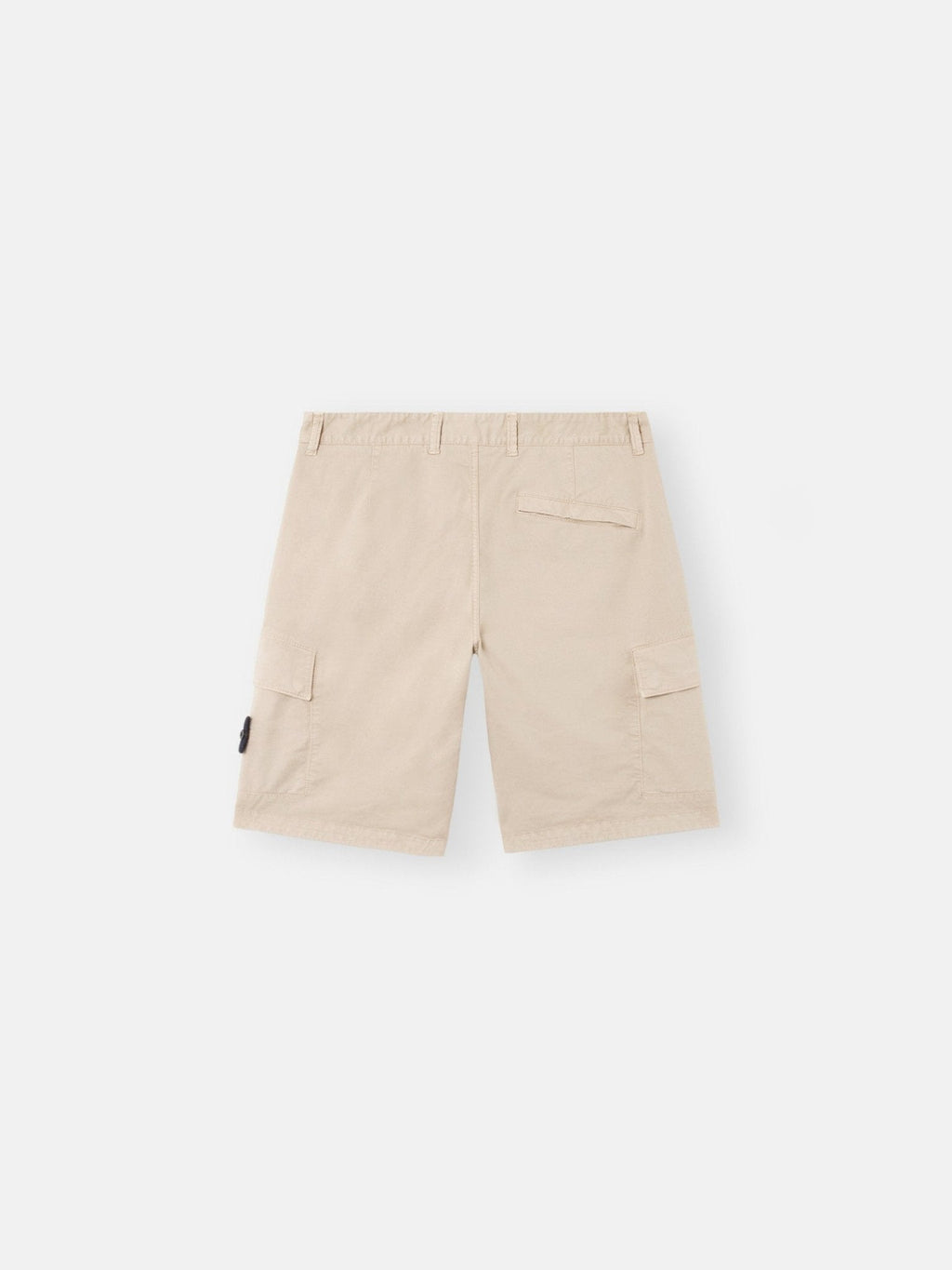 STONE ISLAND - Bermuda cargo coupe slim à poches zippées Desert