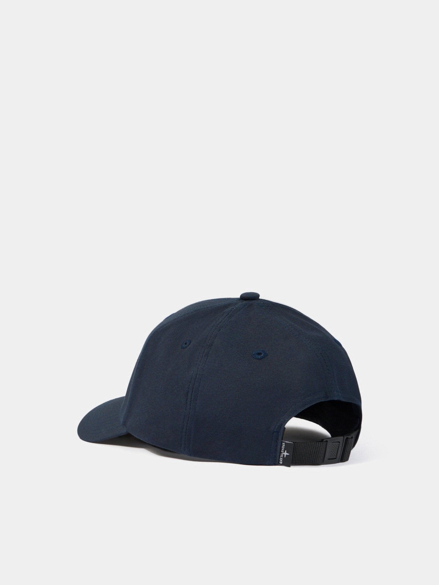 STONE ISLAND - Casquette en coton avec logo brodé Bleu marine