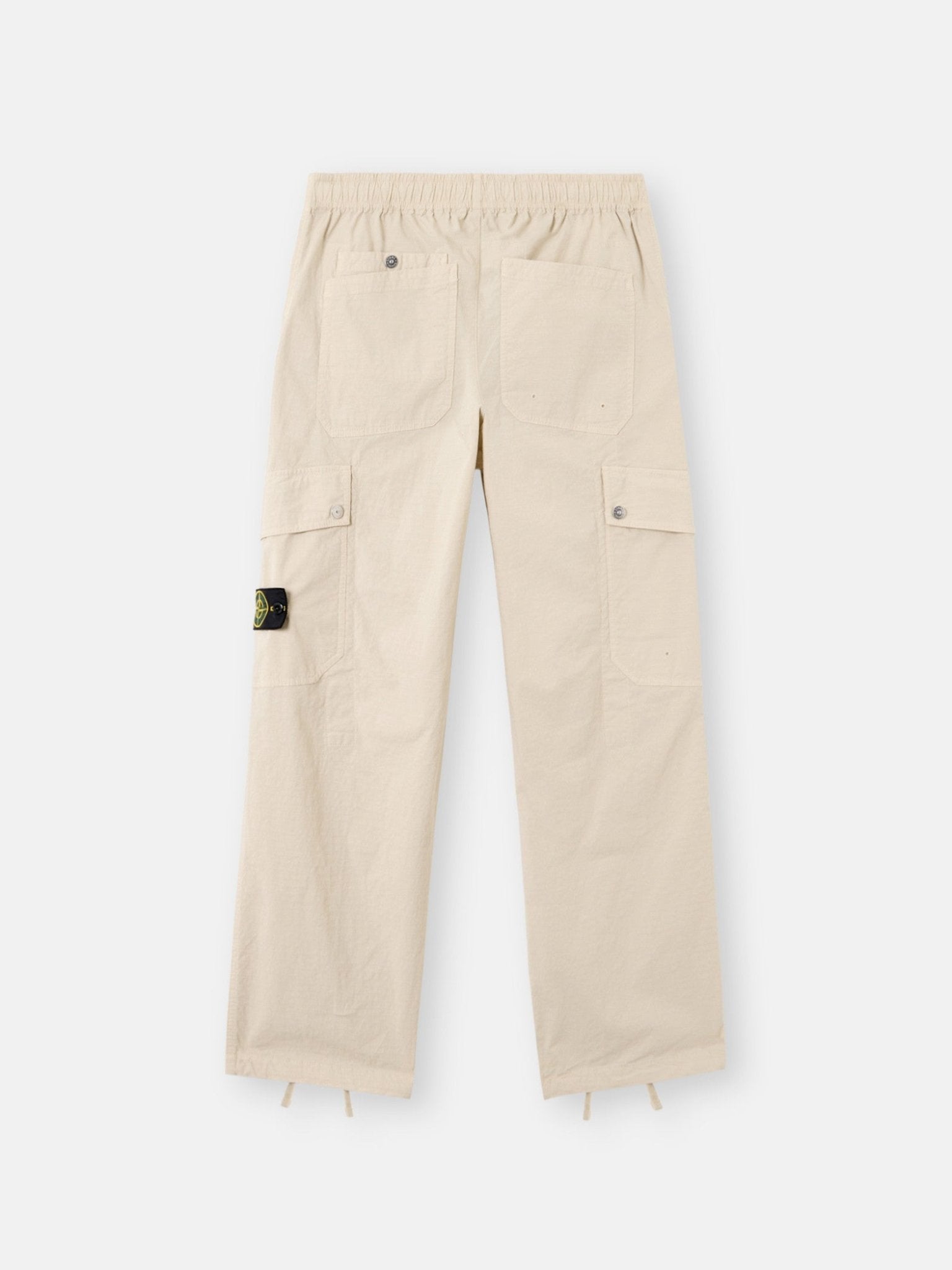 STONE ISLAND - Pantalon cargo coupe ample Beige