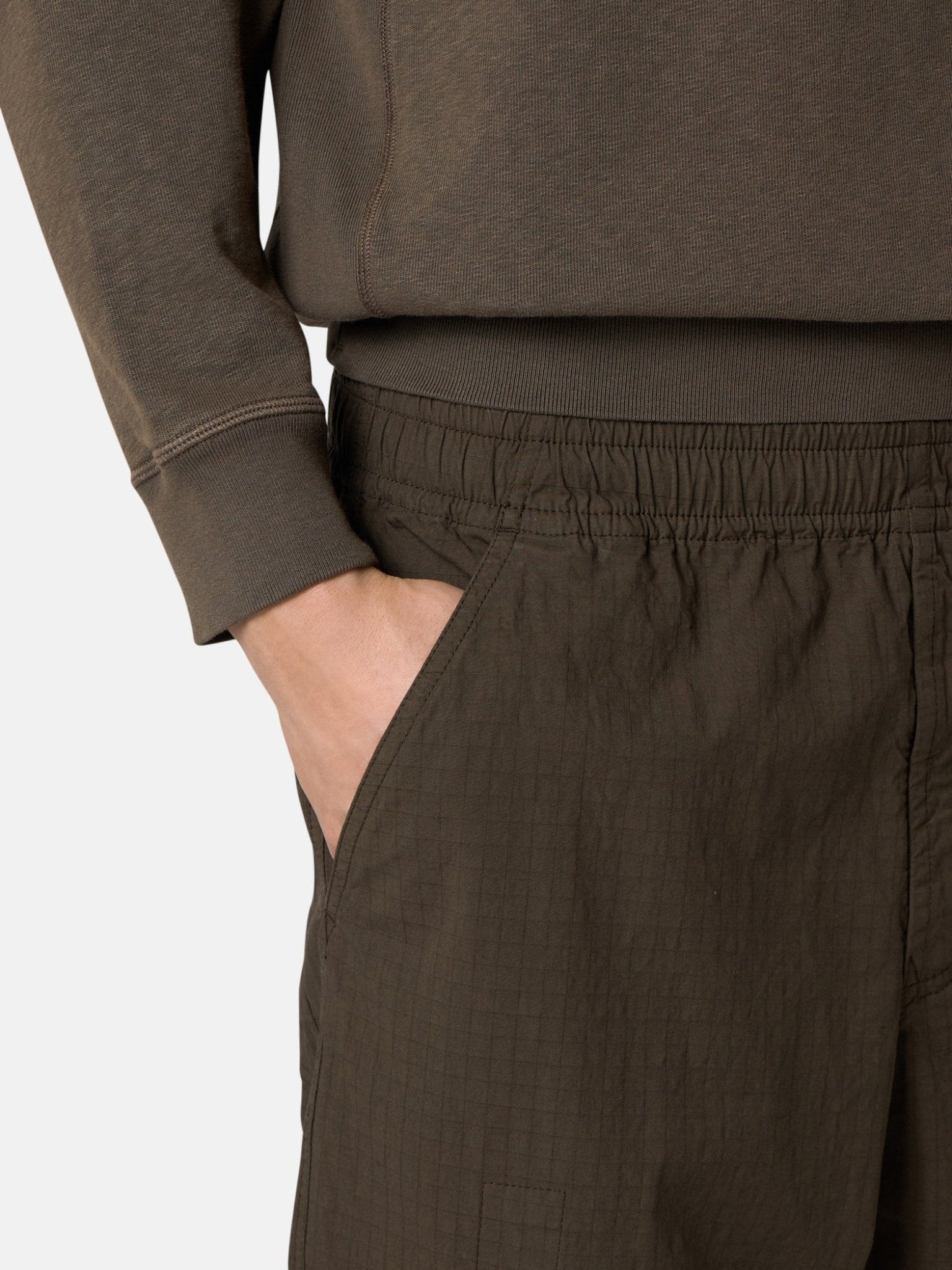 STONE ISLAND - Pantalon cargo coupe ample Vert Kaki