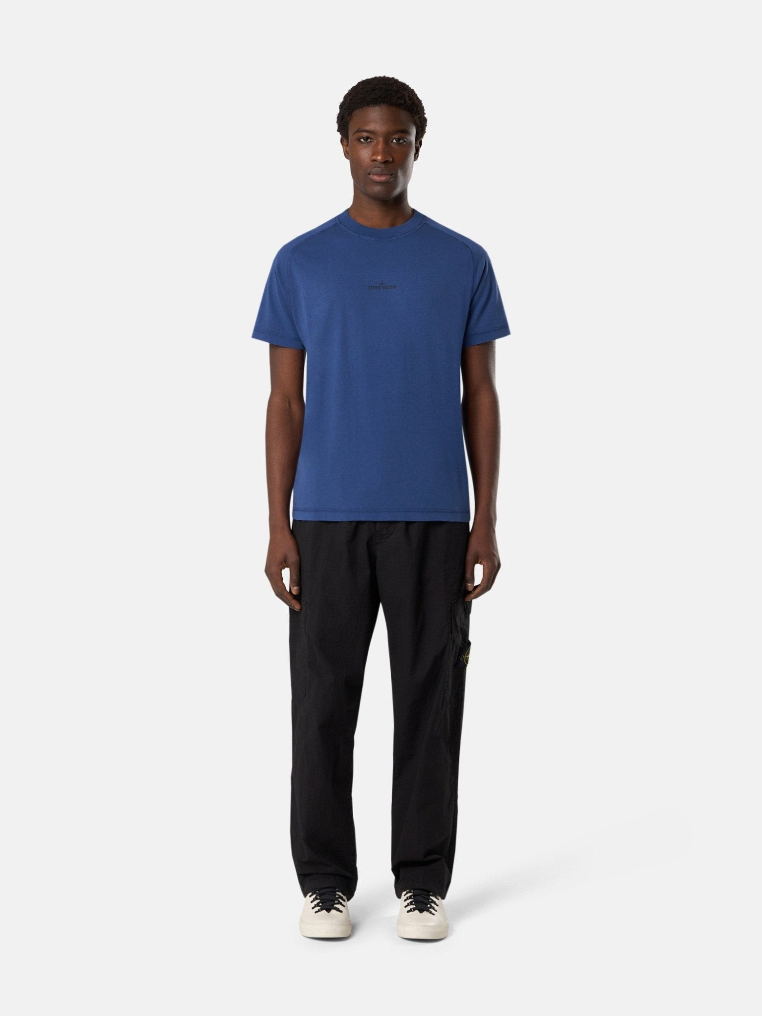 STONE ISLAND - Pantalon cargo Noir