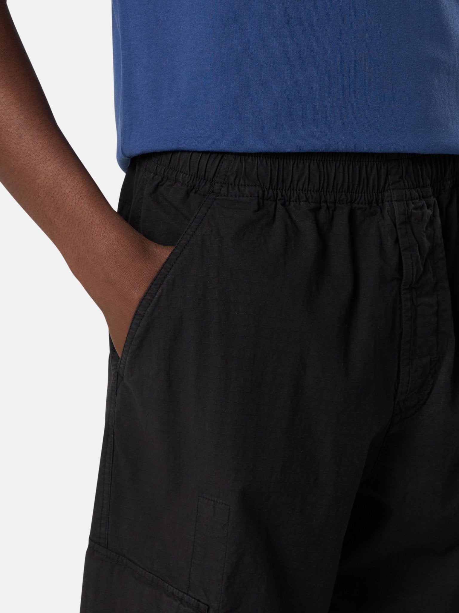 STONE ISLAND - Pantalon cargo Noir