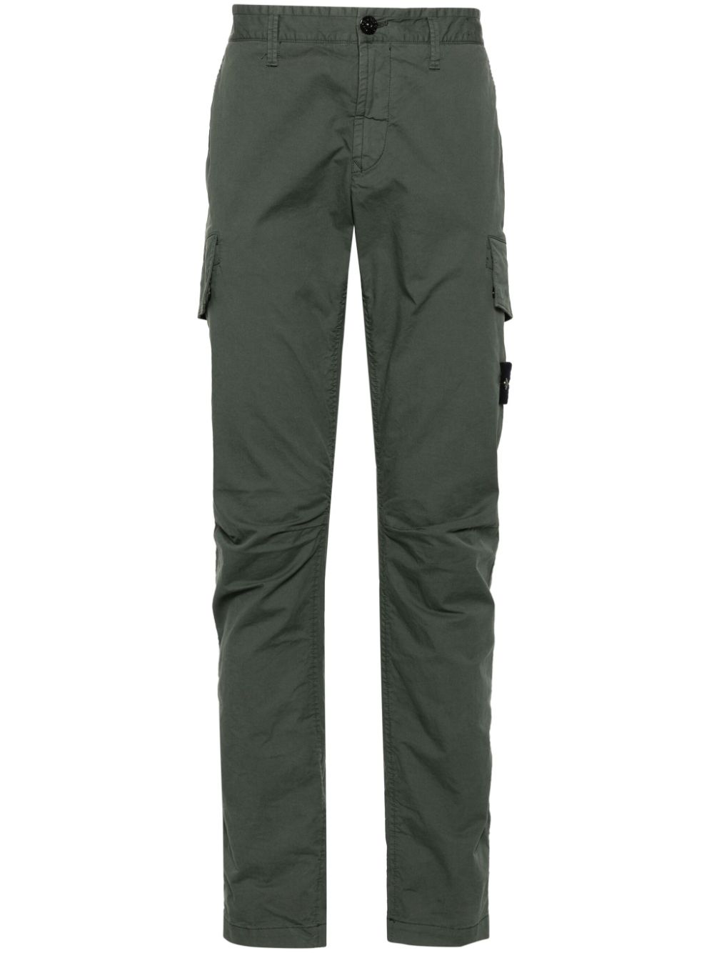 Stone Island - Pantalon slim musk à poches cargo vert