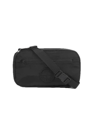 STONE ISLAND - Sac banane rembourré et zippé à poches Noir - Lothaire