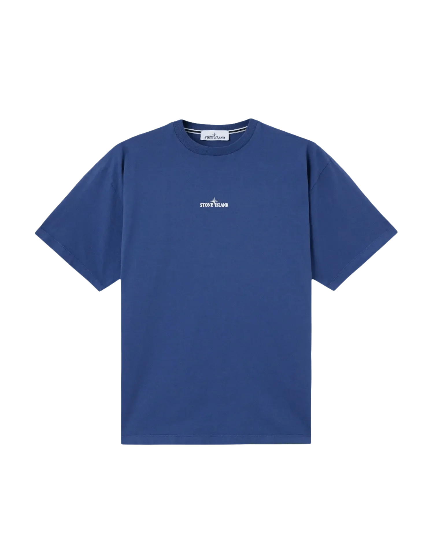 STONE ISLAND - T-shirt à manches courtes avec imprimé Bleu