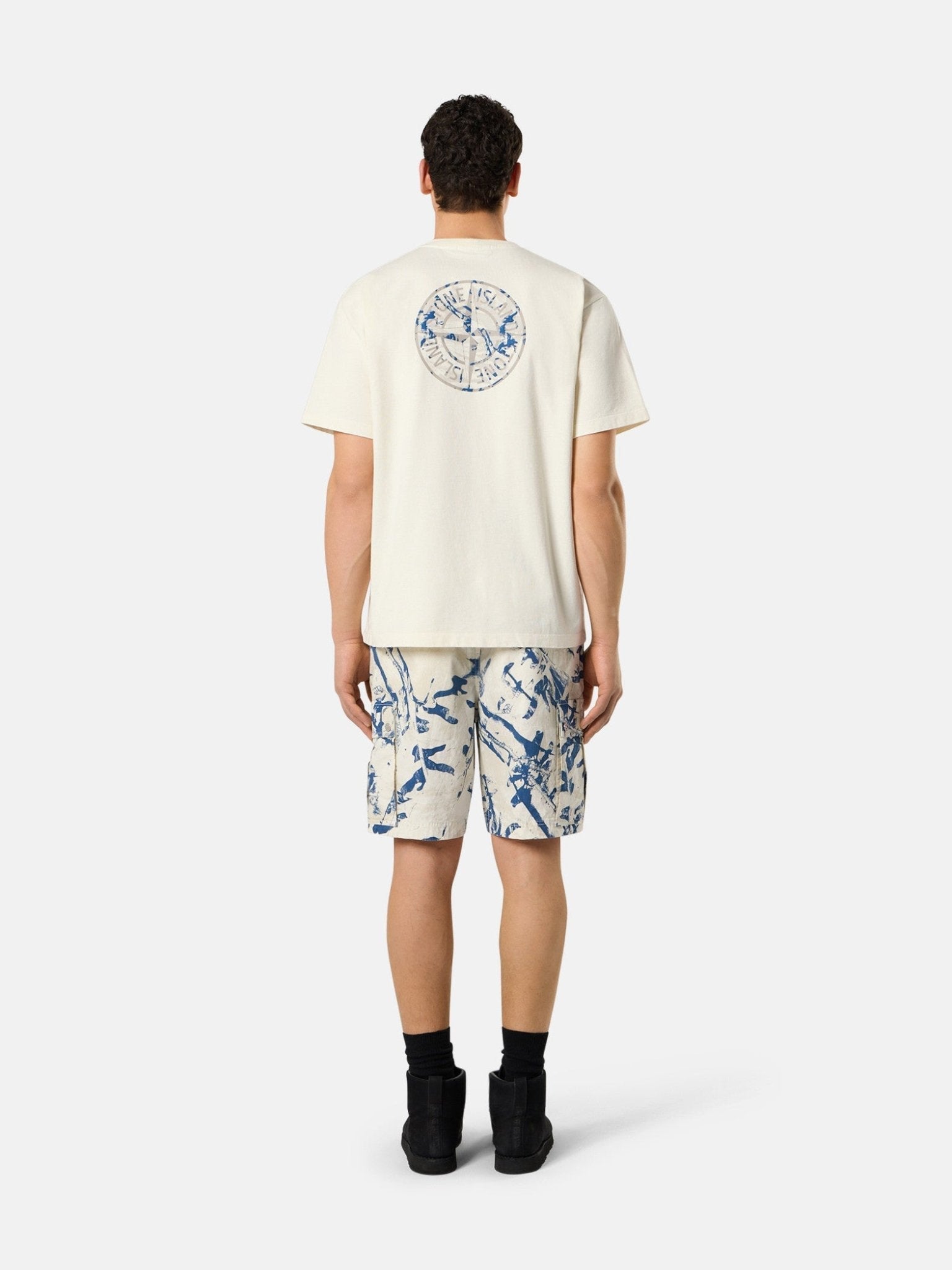 STONE ISLAND - T-shirt à manches courtes Beige