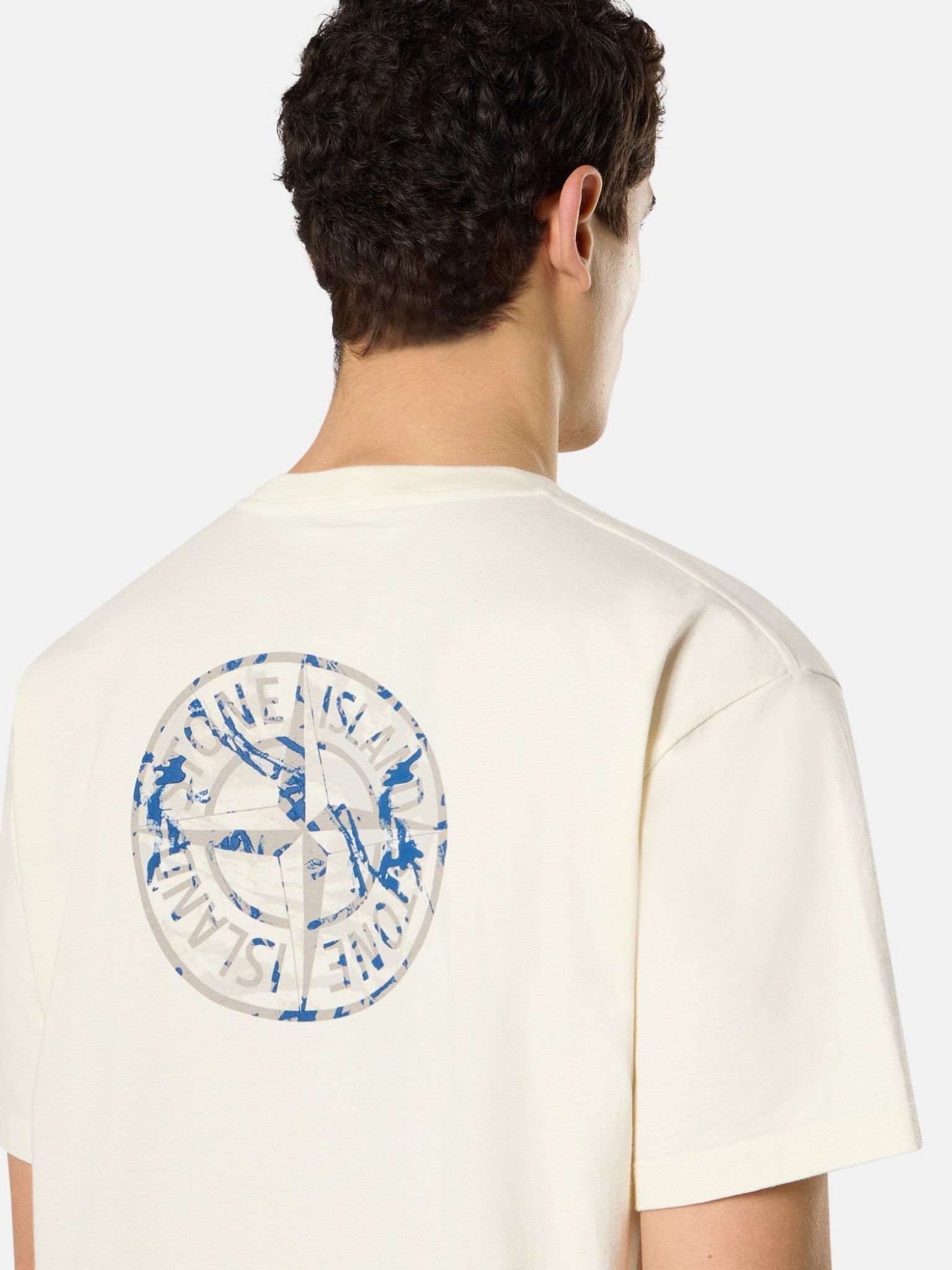 STONE ISLAND - T-shirt à manches courtes Beige