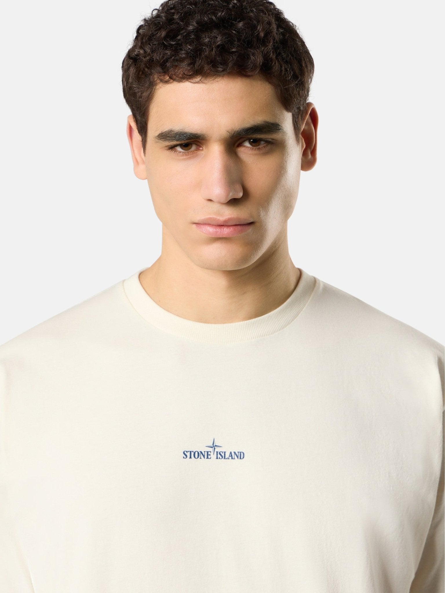 STONE ISLAND - T-shirt à manches courtes Beige