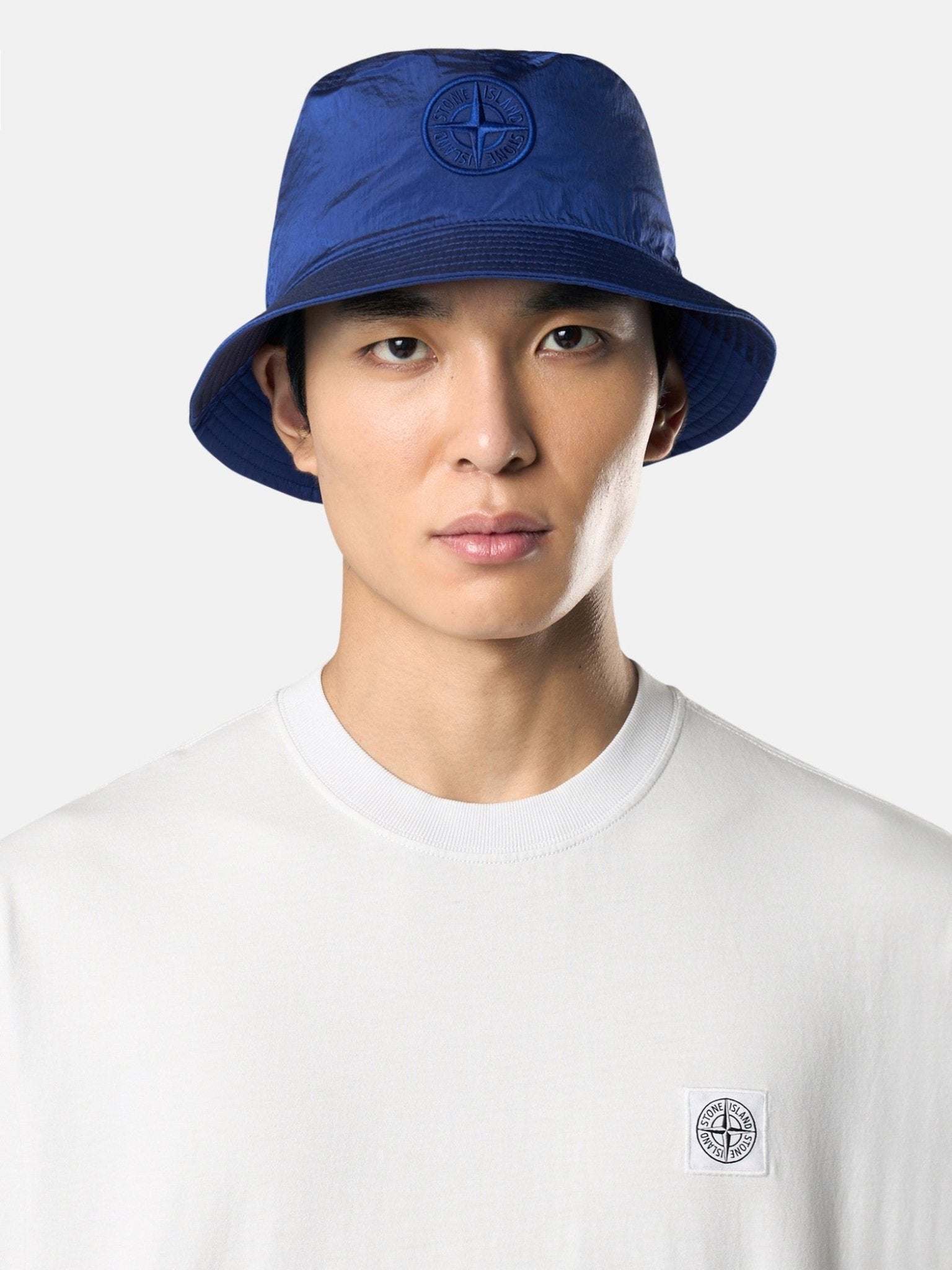 STONE ISLAND - T-shirt à manches courtes Bleu ciel
