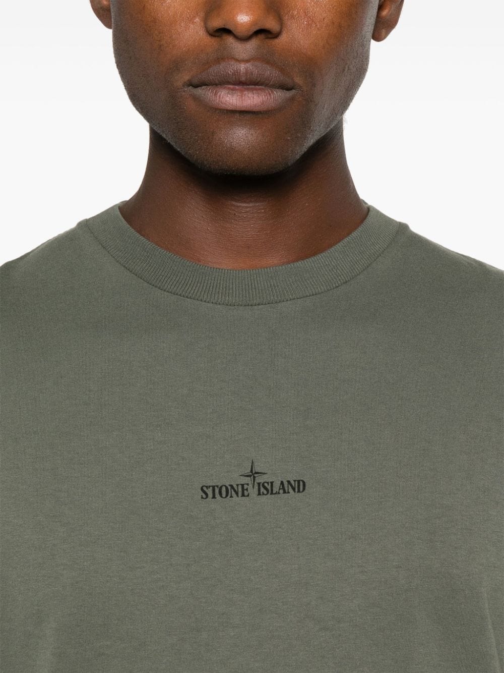 STONE ISLAND - T-shirt kaki