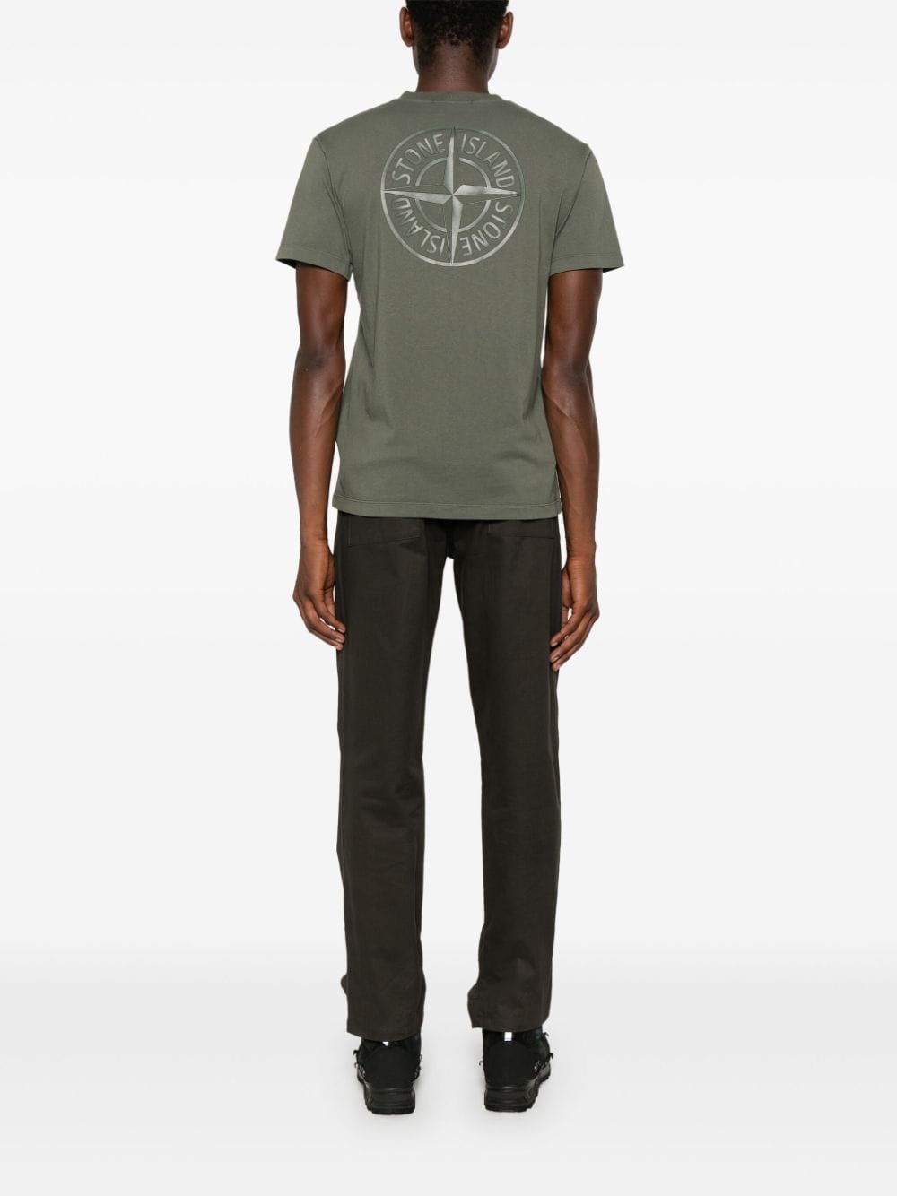 STONE ISLAND - T-shirt kaki